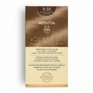 Apivita My Color Elixir Μόνιμη Βαφή Μαλλιών - Ξανθό Πολύ Ανοιχτό Μελί Περλέ 9.38, 1 Τμχ
