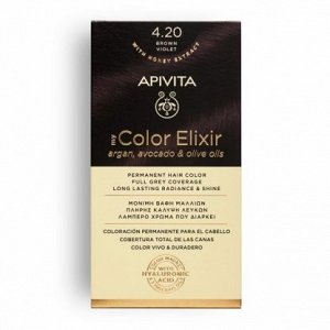 Apivita My Color Elixir 4.20 Καστανό Βιολετί 125ml