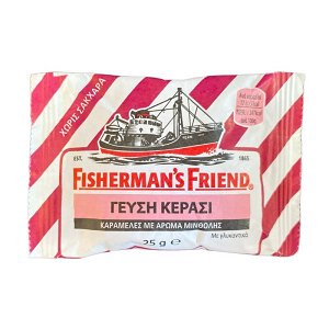 Fisherman's Friend Cherry Καραμέλες για τον Ερεθισμένο Λαιμό & το Βήχα 25gr