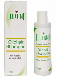 Elderma Oilohair Shampoo - Ήπιο Σαμπουάν για Λιπαρά Μαλλιά, 200ml