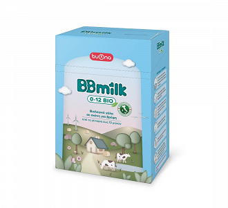 Buona BBmilk Bio 0-12m - Βιολογικό Βρεφικό Γάλα σε Σκόνη από τη Γέννηση έως 12 Μηνών