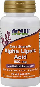 Now Alpha Lipoic Acid 600mg 60caps