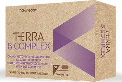 Genecom Terra B Complex 30 ταμπλέτες