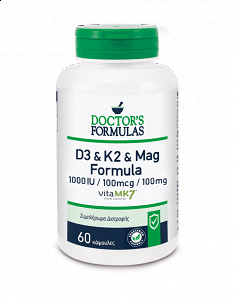 Doctor's Formulas D3 & K2 & Mag Formula 60caps