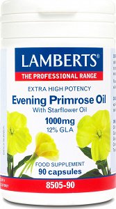 Lamberts Evening primrose oil & starflower oil 1000mg (ω6) 90caps