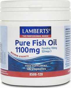 Lamberts Pure Fish Oil Ιχθυέλαιο 1100mg 120 κάψουλες
