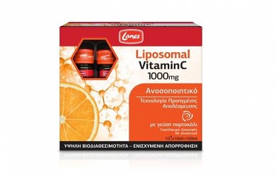 Lanes Liposomal Vitamin C Πορτοκάλι 1000mg