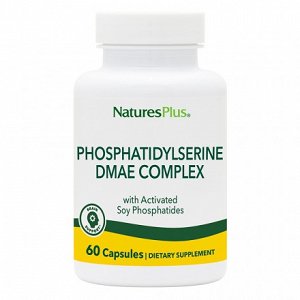 Nature's Plus Phosphatydilserine Dmae Complex Συμπλήρωμα για την Μνήμη 60 φυτικές κάψουλες