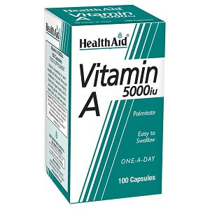 Health Aid Vitamin A 5000iu 100 κάψουλες