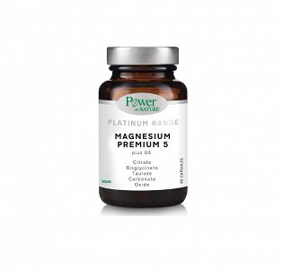 Power Of Nature Platinum Range Magnesium Premium 5 60 κάψουλες