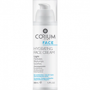 Corium Line Light 24ωρη Ενυδατική Κρέμα Προσώπου Ημέρας κατά της Ακμής με Aloe Vera 50ml