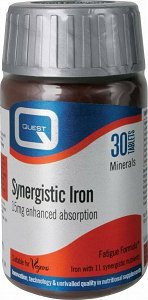 Quest Vitamins Synergistic IRON 15mg 30 tabs