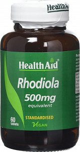 Health Aid Rhodiola - Ροδιόλα 500mg, 60Tabs