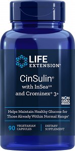 Life Extension Cinsulin With Glucose Management (Ρύθμιση Σακχάρου) 90V.Caps
