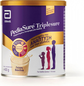 Abbott Pediasure Triplesure Συμπλήρωμα Διατροφής σε μορφή Γάλακτος με Γεύση Βανίλια 400 γρ.
