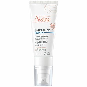 Avene Tolerance Hydra-10 48ωρη Ενυδατική Κρέμα Προσώπου για Κανονικές/Ξηρές Επιδερμίδες με Υαλουρονικό Οξύ 40ml