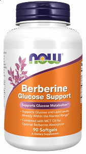 Now Foods Berberine Glucose Support 90 μαλακές κάψουλες