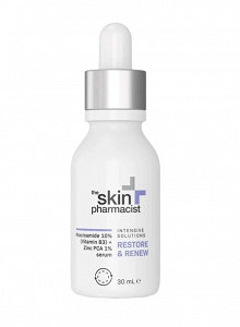 The Skin Pharmacist Restore & Renew Niacinamide + Zinc PCA Serum, 30ml