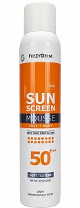 Frezyderm SunScreen Mousse Αντηλιακό Προσώπου και Σώματος SPF50+, 200ml