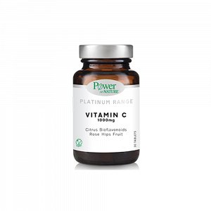 Power Of Nature Platinum Range Vitamin C Βιταμίνη για Ενέργεια & Ανοσοποιητικό 1000mg 30 ταμπλέτες