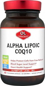 Olympian Labs Alpha Lipoic Acid CoQ10 100mg 60 κάψουλες