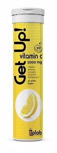 Uplab Pharmaceuticals Get Up Vitamin C 1000mg Λεμόνι 20 αναβράζοντα δισκία
