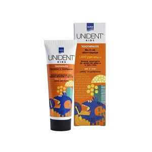 Intermed Οδοντόκρεμα Unident 50ml 1000 ppm με Γεύση Τσιχλόφουσκα για 2+ χρονών