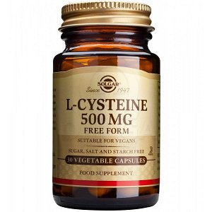 Solgar L-Cysteine 500mg 30 φυτικές κάψουλες