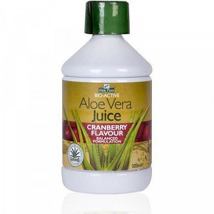 Optima Aloe Vera Juice Cranberry Flavour bio-active 500ml
