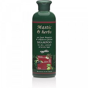 Anemos Mastic & Herbs Σαμπουάν για Ξηρά, Βαμμένα & Ταλαιπωρημένα Μαλλιά 300ml