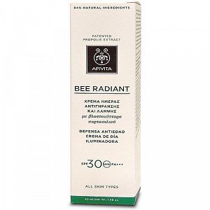 Apivita Bee Radiant Κρέμα Ημέρας Αντιγήρανσης και Λάμψης SPF 30, 40ml