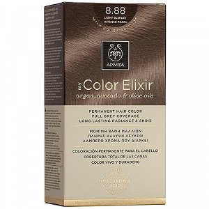 Apivita My Color Elixir Μόνιμη Βαφή Μαλλιών - Ξανθό Ανοιχτό Έντονο Περλέ 8.88, 1 Τμχ