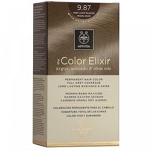 Apivita My Color Elixir Μόνιμη Βαφή Μαλλιών - Ξανθό Πολύ Ανοιχτό Περλέ Μπεζ 9.87, 1 Τμχ