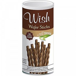 AtCare Wish Wafer Sticks, χωρίς προσθήκη ζάχαρης, 135g