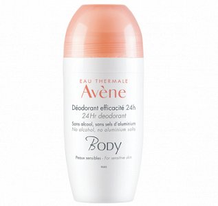Avene Body Deodorant Roll-On 24h - Αποσμητικό 24ωρης Αποτελεσματικότητας, 50ml