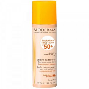 Bioderma Photoderm Nude Touch Spf50+ Φυσική Απόχρωση, 40ml
