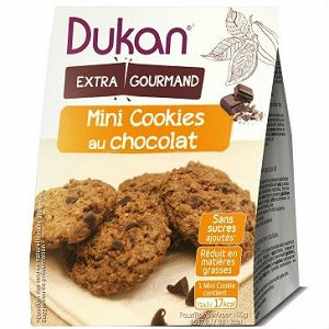 Dukan Μίνι Cookies Βρώμης με Κομμάτια Σοκολάτας 100g