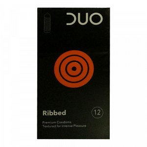 Duo Ribbed (με ραβδώσεις) 12τμχ