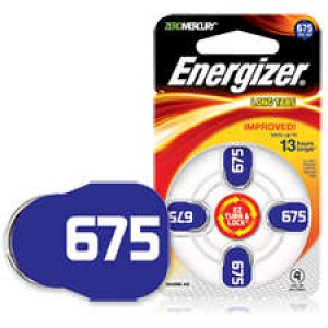 Energizer Μπαταρία Ακουστικών Βαρηκοΐας "675", 4τμχ