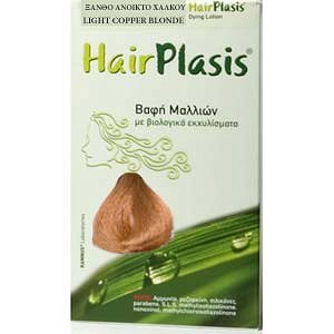 HairPlasis Bαφή Mαλλιών Mε Bιολογικά Eκχυλίσματα 33C Ξανθό Ανοικτό Χαλκού