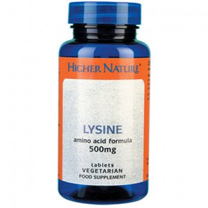 Higher Nature Lysine-L 500mg 90VTabs