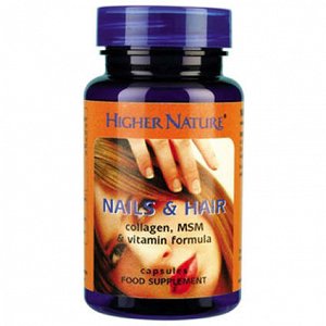Higher Nature Nails & Hair Formula 60Caps