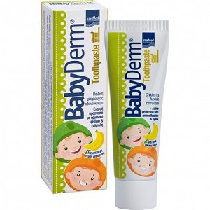 Intermed Babyderm Toothpaste Παιδική Οδοντόκρεμα - Μπανάνα 50ml