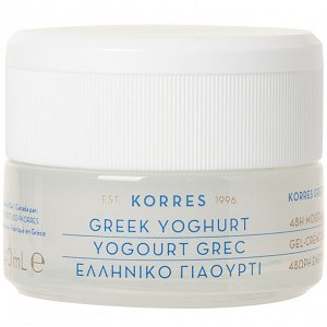 Korres Greek Yoghurt Κρέμα-Gel Ημέρας 48ωρη Ενεργή Ενυδάτωση Κανονικές-Μικτές Επιδερμίδες 40ml