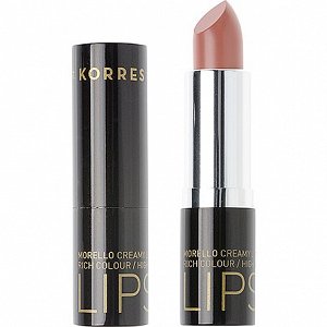 Korres Morello Creamy Lipstick, 04 Honey Nude, 3.5g