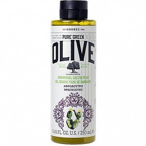 Korres Pure Greek Olive Shower Gel Cactus Pear - Αφρόλουτρο Φραγκόσυκο 250ml