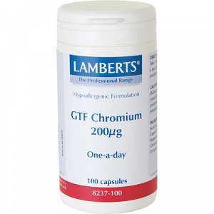 Lamberts Gtf Chromium 200mcg 100caps