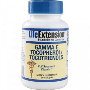 Life Extension Gamma E Tocopherol with Sesame Lignans Καταπολέμηση της Γήρανσης