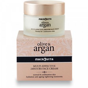 Macrovita Multi-effective κρέμα προσώπου για κανονικό & μικτό δέρμα με λάδι ελιάς & έλαιο άργκαν 50m