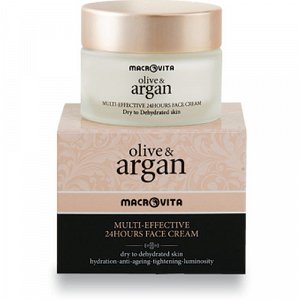 Macrovita Multi-effective κρέμα προσώπου για ξηρό & αφυδατωμένο δέρμα με λάδι ελιάς & έλαιο άργκαν 50ml